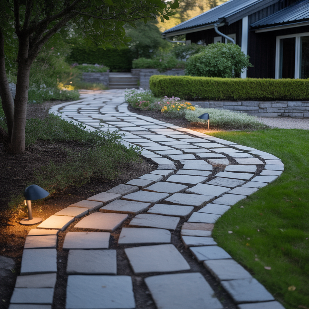 11.Sa skapar du en snygg och funktionell stenlagd gang