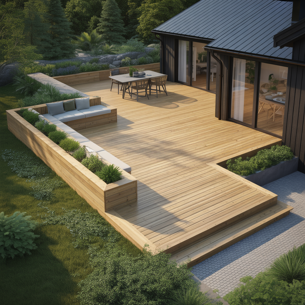 12.Planera och bygg din dromaltan for att maximera utrymmet utomhus