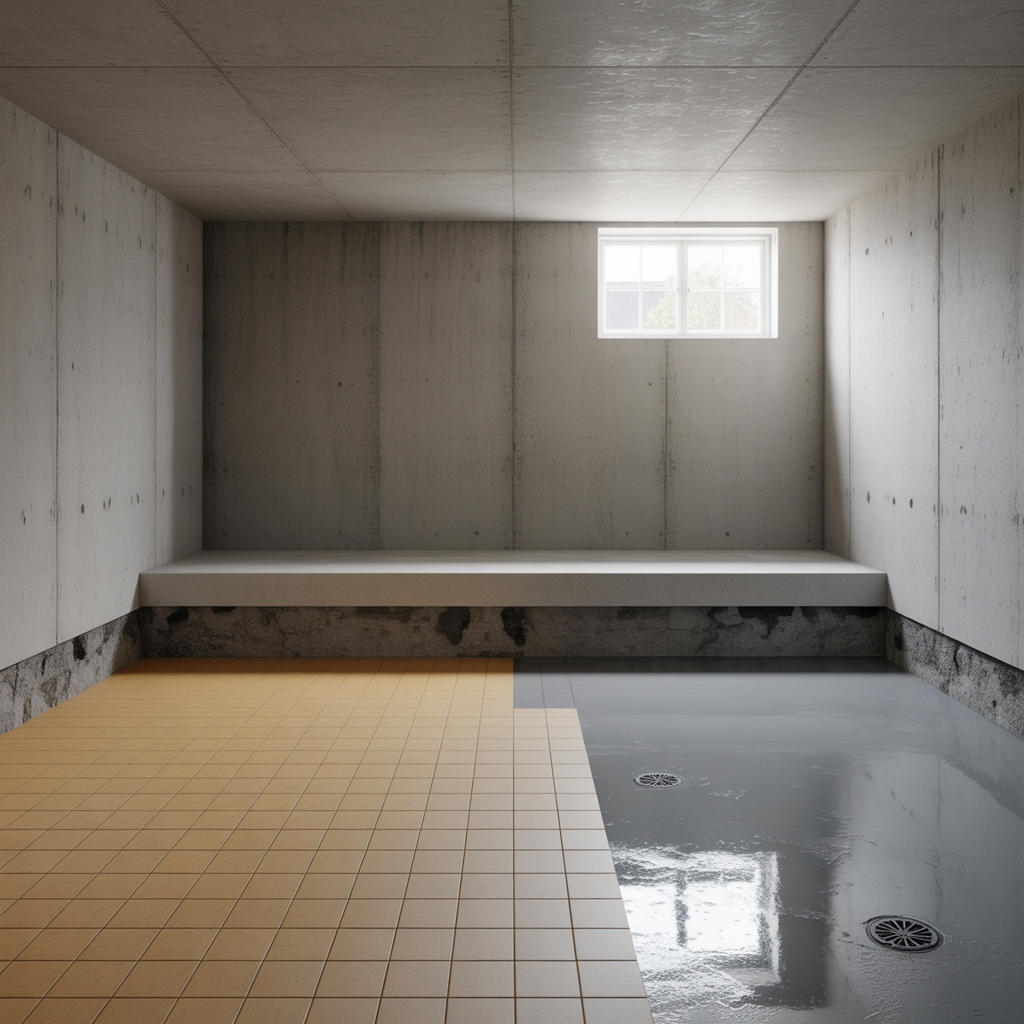 golv i kallare jamfor klinker vinyl och epoxi vid fukt