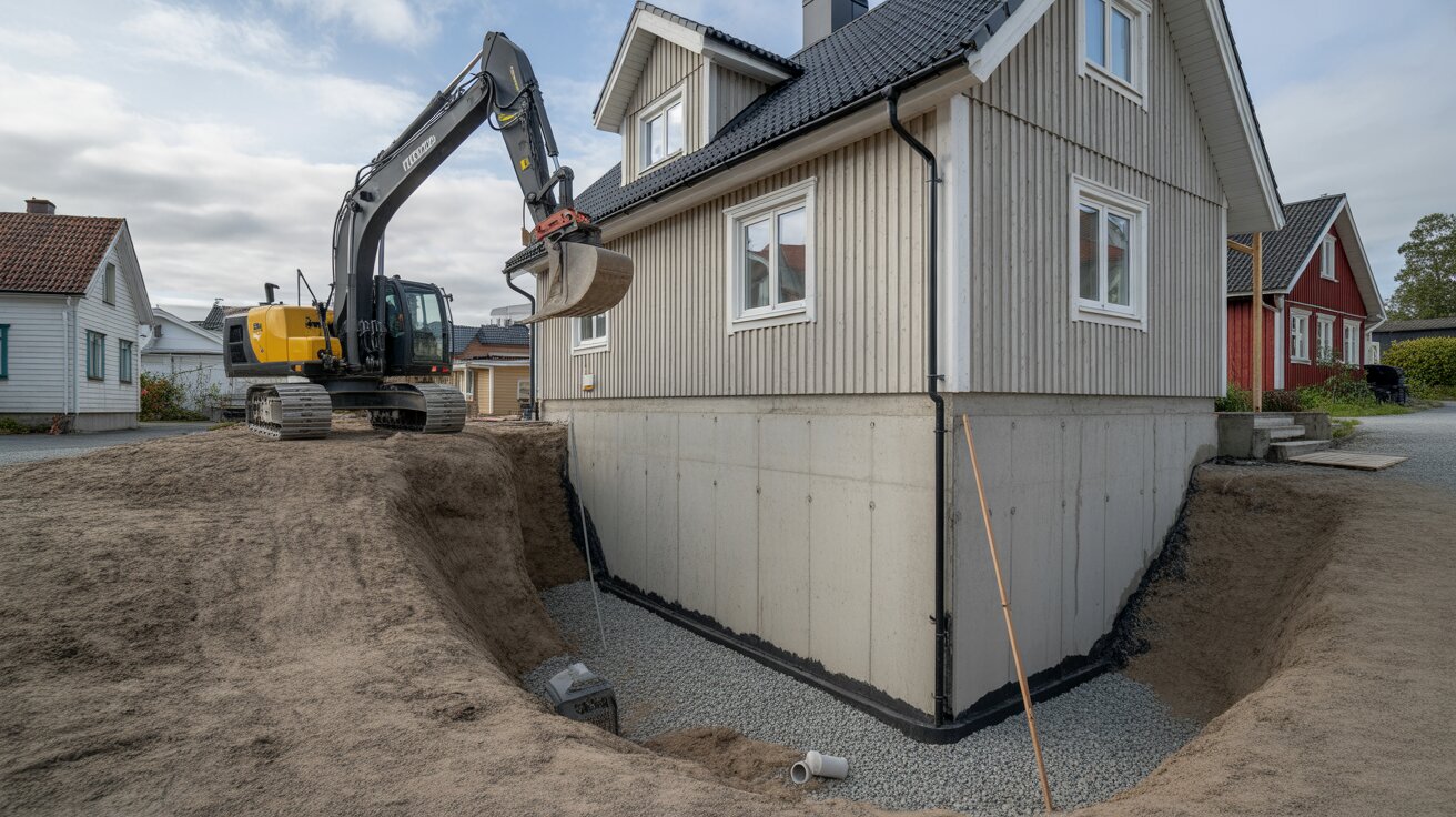 Renovera Källare & Dränera husgrund