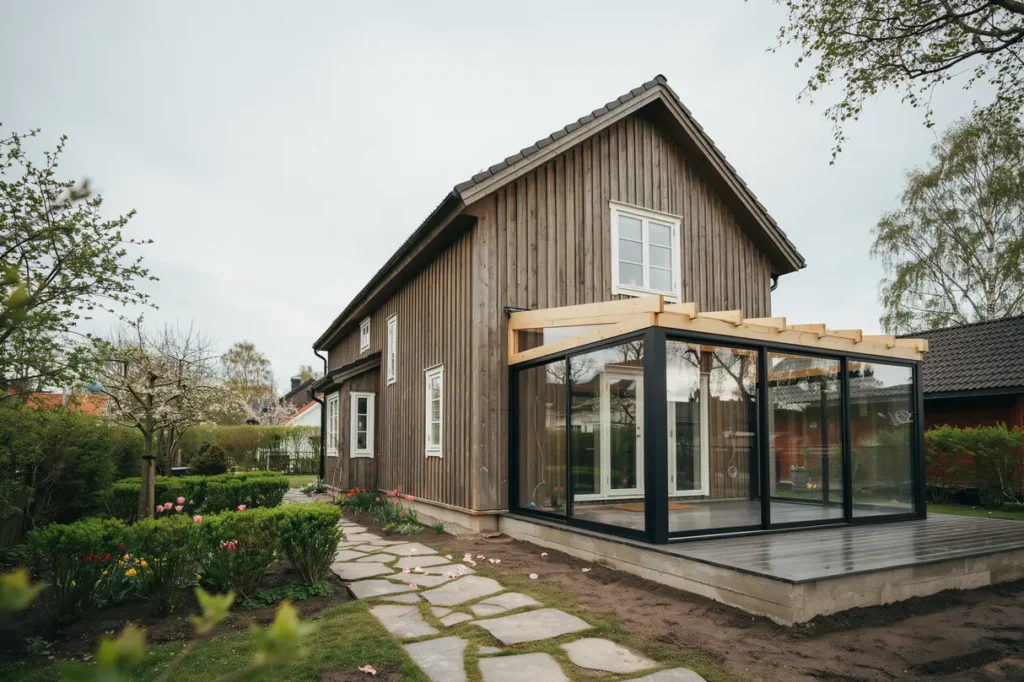 bygga uterum eller glasa in verandan s skapar du ett extra rum f r fler s songer