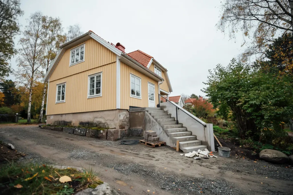 renovera k llartrappan utomhus material s kerhet och smarta val f r ett h llbart resultat